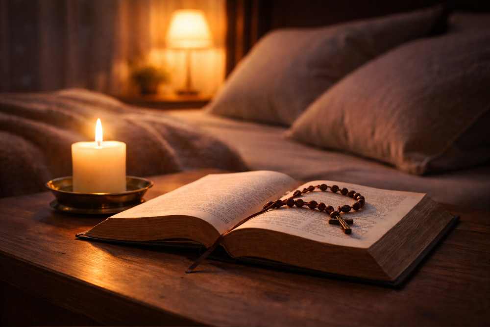 oracion antes de dormir para descansar en la presencia de Dios